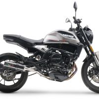 Exhaust compatible with Moto Morini Seiemmezzo Str 2022-2024, M3 Poppy , Mid-Full system exhaust including removable db killer 
