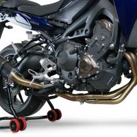 Exhaust compatible with Yamaha FJ-09 Tracer 2015-2020, Furore Nero, Full system exhaust, including removable db killer 