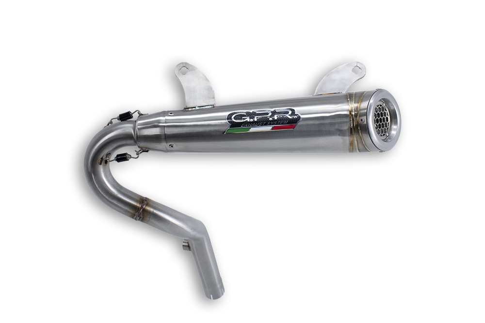 Exhaust compatible with Can Am Outlander 570 XT / DPS / XMR 2017-2023, Powercone Evo, Slip-on exhaust including link pipe and removable db killer 