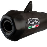 Exhaust compatible with Zontes M 125 2022-2024, Pentaroad Black, Full system exhaust, including removable db killer 