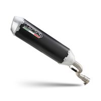 Exhaust compatible with Honda Forza 350 2021-2024, Pentascooter, Slip-on exhaust including link pipe and removable db killer 