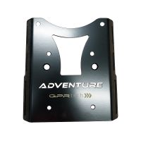 GPR TECH compatible with  Ktm Adventure 790 2018/2020 e4 GPR TECH SPECIFIC TITANIUM PLATE TOP CASE-ALPITECH 35/55 LT compatible with original luggage rack,titanium made with 4 anchor points