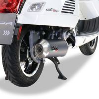 Exhaust compatible with Piaggio Vespa Gts 250 I.E. 2005-2015, Evo4 Road, Full system exhaust, including removable db killer 