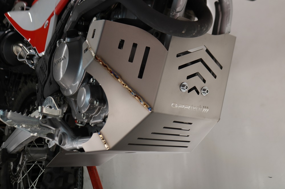 GPR TECH compatible with  Honda Crf 300 L / Rally 2021/2024 e5 GPR TECH Titanium Skid plate 