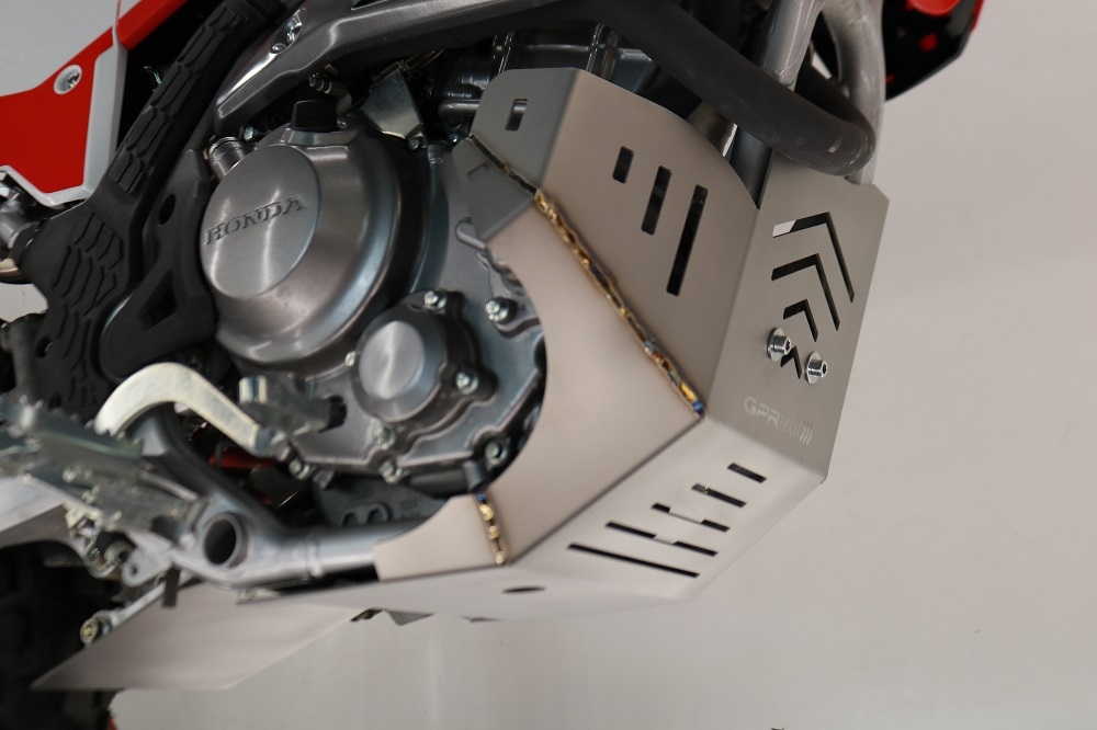 GPR TECH compatible with  Honda Crf 300 L / Rally 2021/2024 e5 GPR TECH Titanium Skid plate 