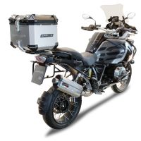 Top case GPR TECH compatible with  Bmw R 1250 Gs Adventure 2021/2024 e5 GPR TECH Top case in aluminum, silver color with specific plate included Capacity 45 LT.