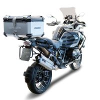 Top case GPR TECH compatible with  Bmw F 850 Gs Adventure 2021/2023 e5 GPR TECH Top case in aluminum, silver color with specific plate included Capacity 55 LT.