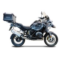 Top case GPR TECH compatible with  Bmw R 1250 Gs Adventure 2019/2020 e4 GPR TECH Top case in aluminum, black color with specific plate included Capacity 55 LT.