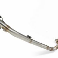 Exhaust compatible with Kawasaki KLX110 -110 L 2003-2025, Deeptone Inox, Full system exhaust, including removable db killer/spark arrestor 