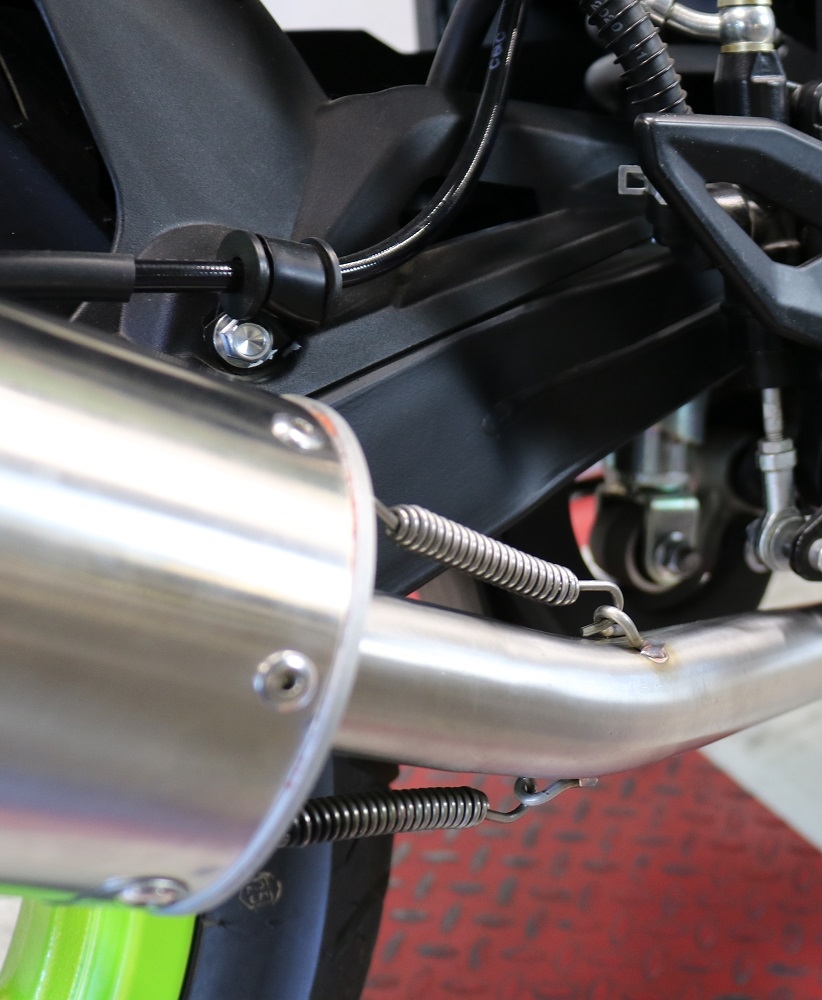 Exhaust compatible with Keeway Rkf 125 2021-2023, Albus Ceramic, Full system exhaust, including removable db killer 