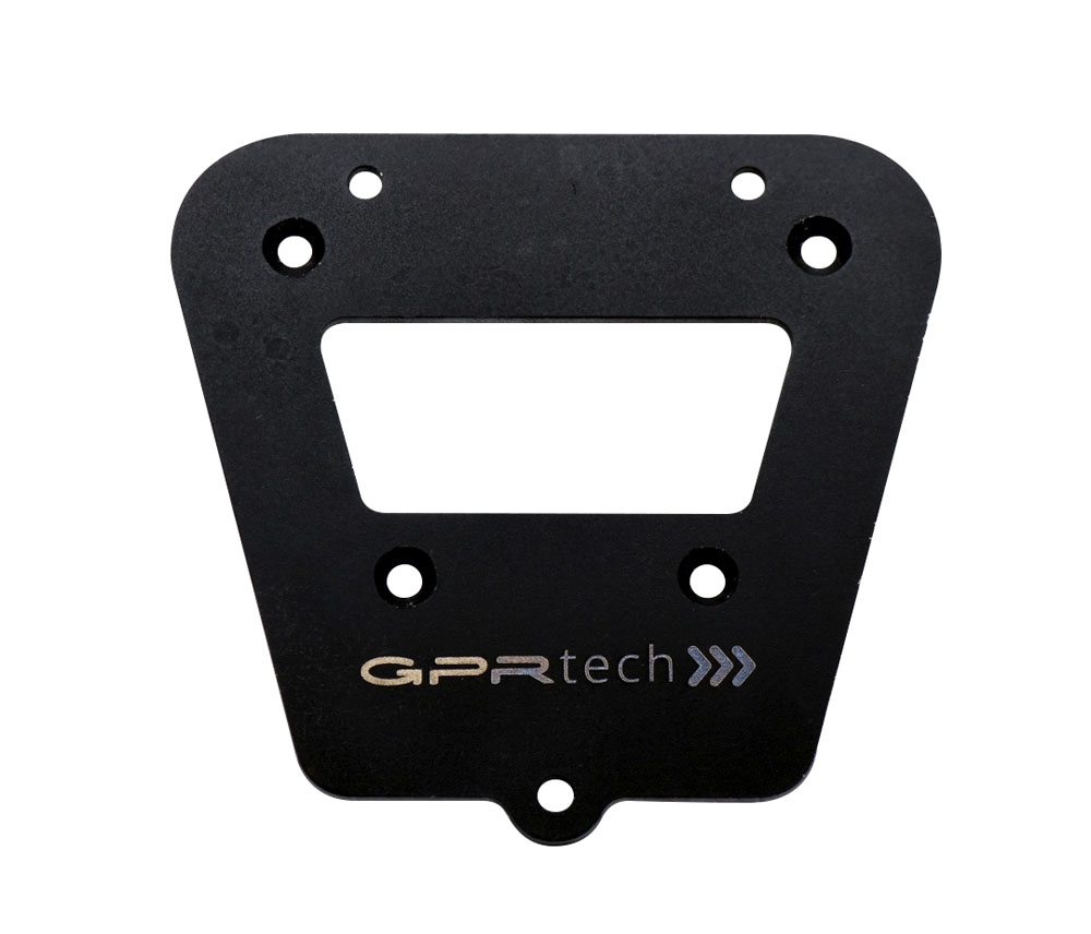 GPR TECH compatible with  Royal Enfield Himalayan 410 2017/2023 GPR TECH Specific fitting plate Top Case ALPITECH 35 LT compatible with original luggage rack,stainless steel made with 4 anchor points