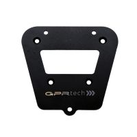 GPR TECH compatible with  Royal Enfield Himalayan 410 2017/2023 GPR TECH Specific fitting plate Top Case ALPITECH 35 LT compatible with original luggage rack,stainless steel made with 4 anchor points
