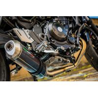GPR exhaust compatible with Kawasaki Z 650 RS 2021-2023, Satinox Poppy , Homologated silencer for noise including full line,db killer and catalyst compliant for inspection 