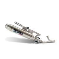 GPR exhaust compatible with Honda Ruckus NPS50 2003-2025, Deeptone Inox, full system exhaust legal for UK and non-EU countries including removable db killer 
