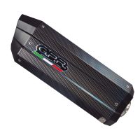 Exhaust compatible with Ktm 1290 Super Adventure 2017-2020, Sonic Poppy, Slip-on exhaust including removable db killer and link pipe, EPA-compliant 