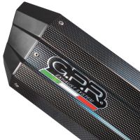 Exhaust compatible with Ktm 1290 Super Adventure 2017-2020, Sonic Poppy, Slip-on exhaust including removable db killer and link pipe, EPA-compliant 