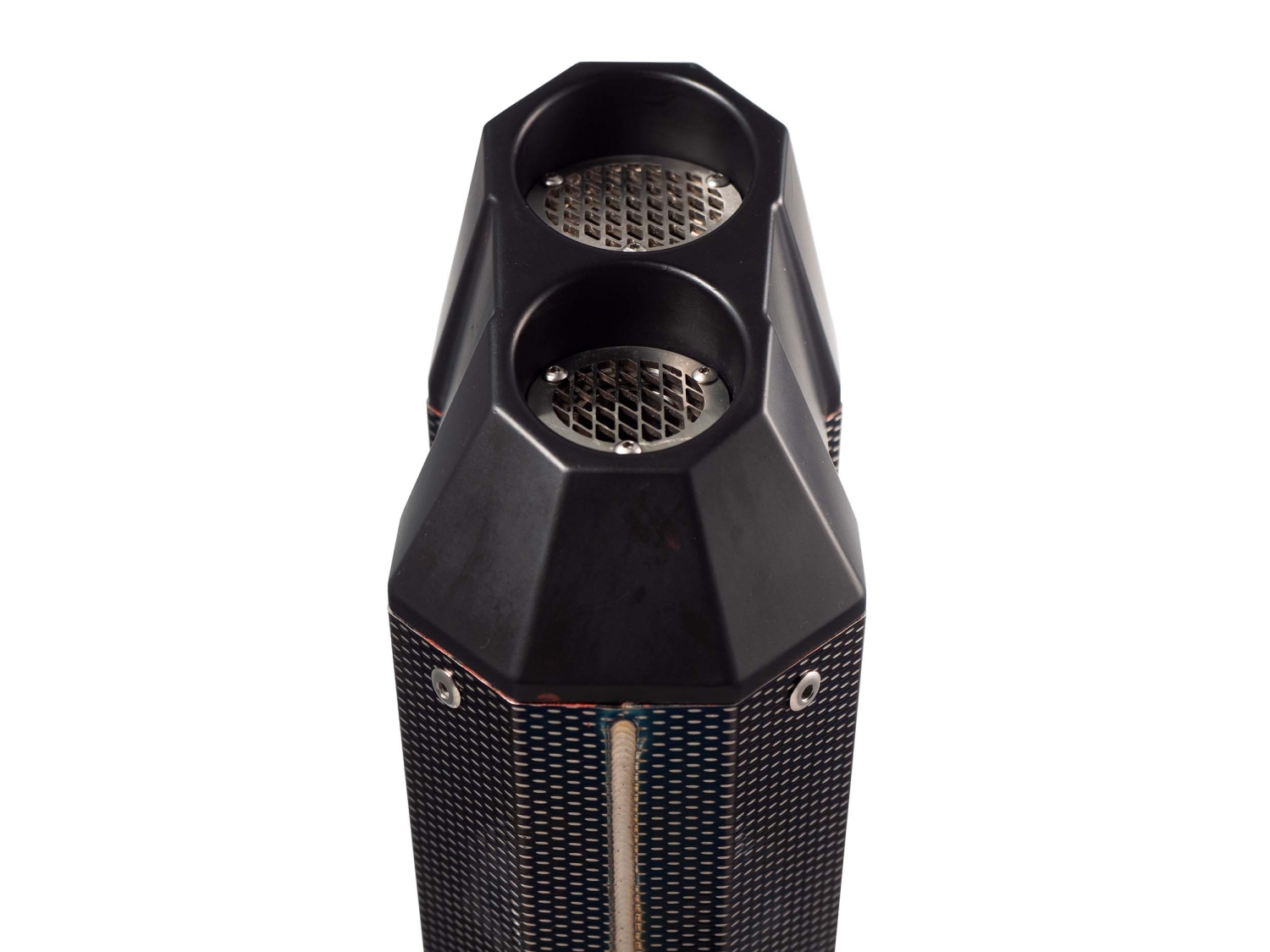 Exhaust compatible with Ktm 1290 Super Adventure 2017-2020, Sonic Poppy, Slip-on exhaust including removable db killer and link pipe, EPA-compliant 