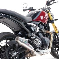 Exhaust compatible with Triumph Speed 400 2023-2025, Ultracone, Slip-on exhaust including removable db killer and link pipe, EPA-compliant 