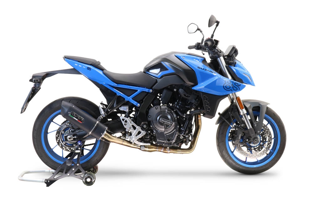 Exhaust compatible with Suzuki Gsx-8S 2022-2024, Furore Nero, Full system exhaust, including removable db killer 