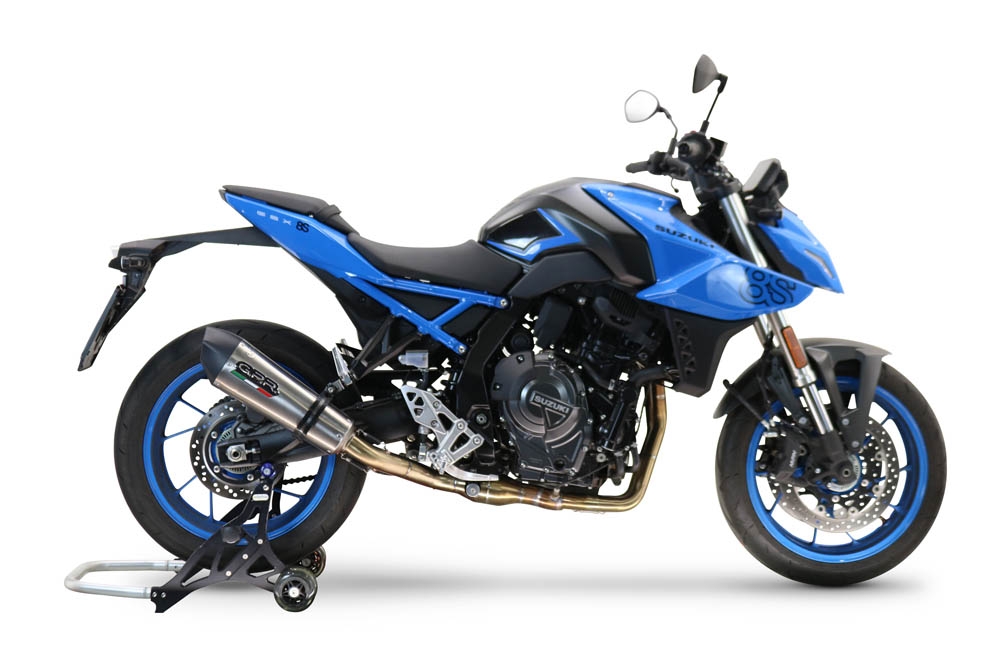 GPR exhaust compatible with  Suzuki Gsx-8R 2022-2024, New Grand Prix Evo Titanium, Full system exhaust, including removable db killer 