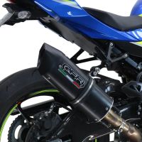 Exhaust compatible with Suzuki GSX-R1000 R 2021-2025, Furore Nero, Slip-on exhaust including link pipe 