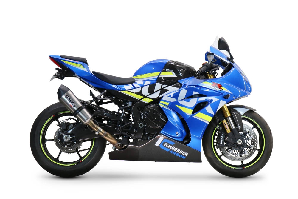 GPR exhaust compatible with  Suzuki GSX-R1000 R 2021-2025, New Grand Prix Evo Titanium, Slip-on exhaust including link pipe 