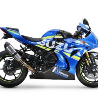 GPR exhaust compatible with  Suzuki GSX-R1000 R 2021-2025, New Grand Prix Evo Titanium, Slip-on exhaust including link pipe 