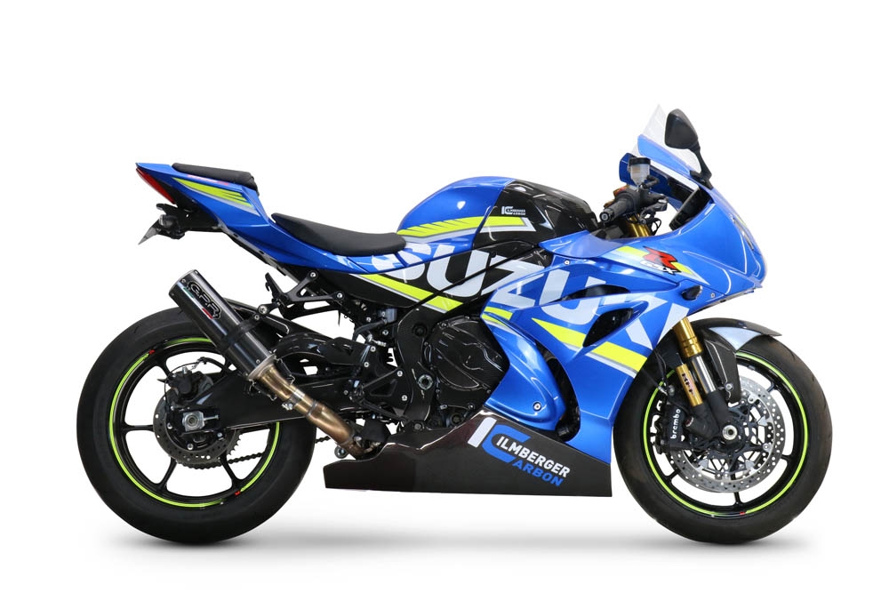 Exhaust compatible with Suzuki GSX-R1000 R 2021-2025, M3 Poppy , Slip-on exhaust including link pipe 