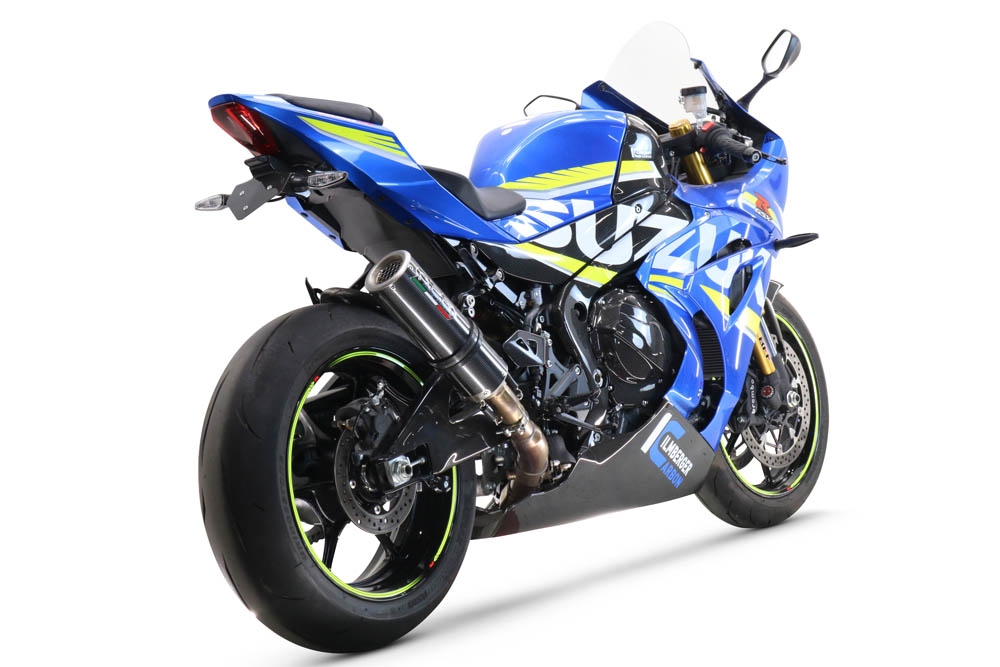 Exhaust compatible with Suzuki GSX-R1000 R 2021-2025, M3 Poppy , Slip-on exhaust including link pipe 