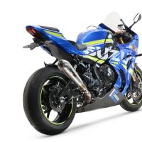 Exhaust compatible with Suzuki GSX-R1000 R 2021-2025, Powercone Evo, Slip-on exhaust including removable db killer and link pipe, EPA-compliant 