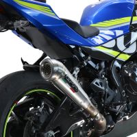 Exhaust compatible with Suzuki GSX-R1000 R 2021-2025, Powercone Evo, Slip-on exhaust including removable db killer and link pipe, EPA-compliant 