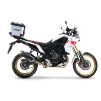 Top case GPR TECH compatible with  Yamaha Tenere 700 2019/2020 e4 GPR TECH Top case in aluminum, silver color, including roof rack and specific plate Capacity 45 LT.