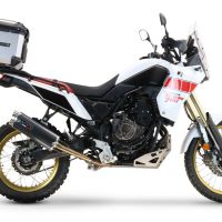 Top case GPR TECH compatible with  Yamaha Tenere 700 2019/2020 e4 GPR TECH Top case in aluminum, silver color, including roof rack and specific plate Capacity 35 LT.