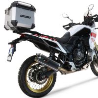 Top case GPR TECH compatible with  Yamaha Tenere 700 2019/2020 e4 GPR TECH Top case in aluminum, silver color, including roof rack and specific plate Capacity 55 LT.