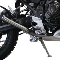 Exhaust compatible with Yamaha Tenere 700 2019-2020, Albus Evo4, Slip-on exhaust including removable db killer and link pipe, EPA-compliant 