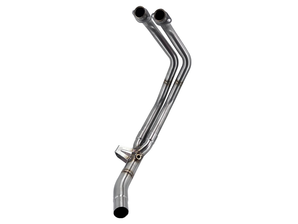 Exhaust compatible with Yamaha Tenere 700 2021-2024, Decatalizzatore + Paracoppa Titanio, Decat pipe more titanium skid plate 