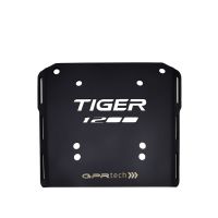 GPR TECH compatible with  Triumph Tiger 1200 explorer 2017/2021 e4 GPR TECH Specific fitting plate Top Case ALPITECH 55 LT compatible with original luggage rack,stainless steel made with 4 anchor points