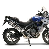 GPR exhaust compatible with  Triumph Tiger 1200 Gt - Rally 2022-2024, New Grand Prix Evo Titanium, Slip-on exhaust including removable db killer and link pipe, EPA-compliant 