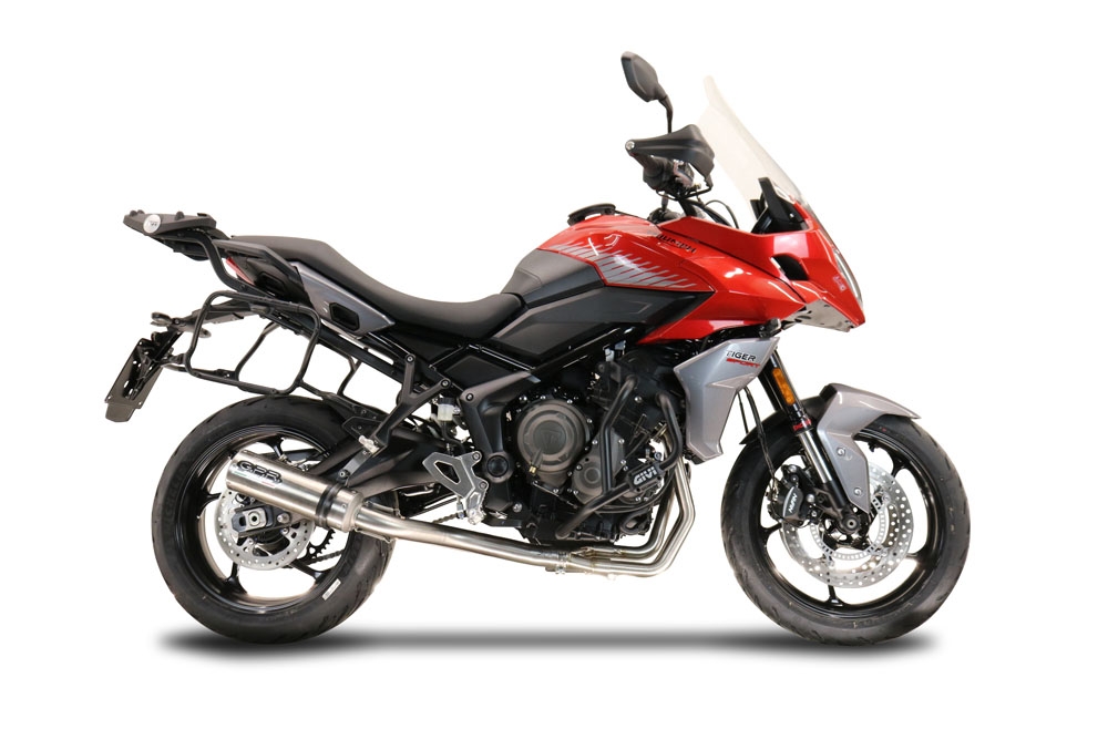 Exhaust compatible with Triumph Tiger Sport 660 2022-2024, M3 Inox , Full system exhaust, including removable db killer 