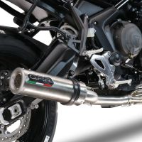Exhaust compatible with Triumph Tiger Sport 660 2022-2024, M3 Inox , Full system exhaust, including removable db killer 