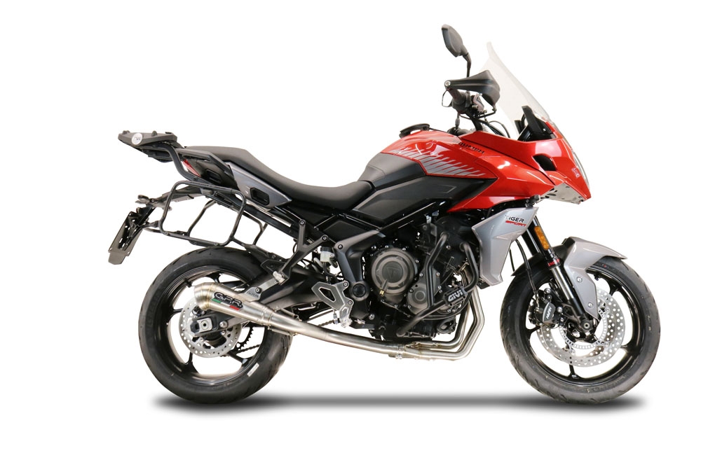 Exhaust compatible with Triumph Tiger Sport 660 2022-2024, Powercone Evo, Full system exhaust, including removable db killer 