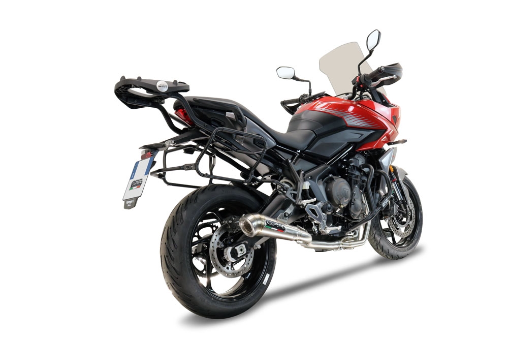 Exhaust compatible with Triumph Tiger Sport 660 2022-2024, Powercone Evo, Full system exhaust, including removable db killer 
