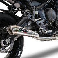 Exhaust compatible with Triumph Tiger Sport 660 2022-2024, Powercone Evo, Full system exhaust, including removable db killer 