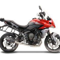 Exhaust compatible with Triumph Tiger Sport 660 2022-2024, M3 Black Titanium, Full system exhaust, including removable db killer 
