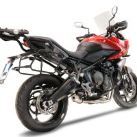 Exhaust compatible with Triumph Trident 660 2021-2024, Deeptone Inox, Full system exhaust, including removable db killer 