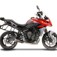 Exhaust compatible with Triumph Tiger Sport 660 2022-2024, M3 Black Titanium, Full system exhaust, including removable db killer 