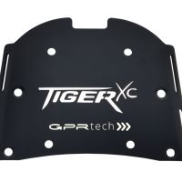 GPR TECH compatible with  Triumph Tiger 800 2011/2016 e3 GPR TECH Specific fitting plate Top Case ALPITECH 35 LT compatible with original luggage rack,stainless steel made with 4 anchor points