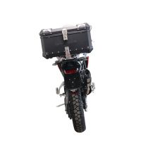 Top case GPR TECH compatible with  Triumph Tiger 1200 Gt - Rally 2022/2024 e5 GPR TECH Top case in aluminum, black color with specific plate included Capacity 55 LT.