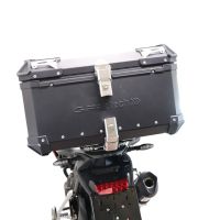 Top case GPR TECH compatible with  Triumph Tiger 1200 Gt - Rally 2022/2024 e5 GPR TECH Top case in aluminum, black color with specific plate included Capacity 55 LT.