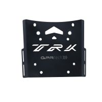 GPR TECH compatible with  Benelli Trk 502 2021/2024 e5 GPR TECH SPECIFIC TITANIUM PLATE TOP CASE-ALPITECH 35/55 LT compatible with original luggage rack,titanium made with 4 anchor points
